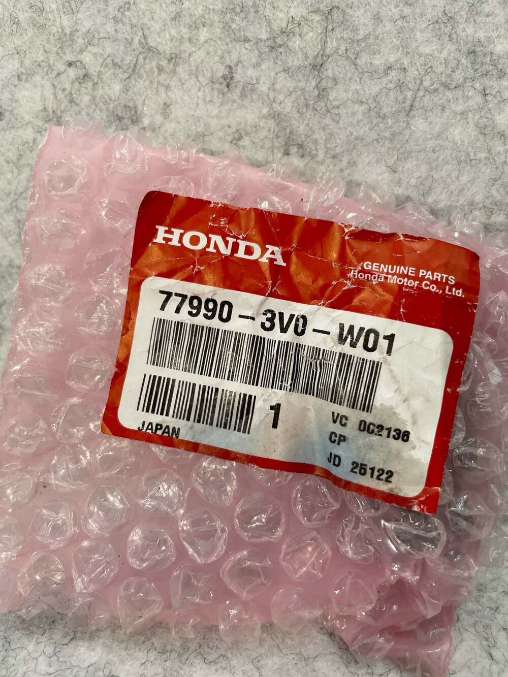 Genuine Honda OEM Part 77990-3V0-W01